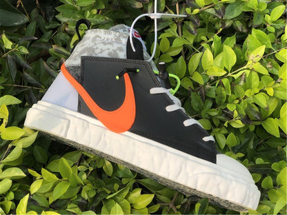 Nike Blazer Mid Readymade Black Vast Grey Volt Total Orange Sneakers