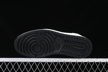 Travis Scott Fragment Design Nike Air Jordan 1 Low OG SP White Grey Black Sole Sneakers