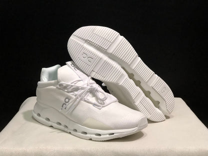 On Running Cloudnova Lightweight Sports Casual Shoes All White