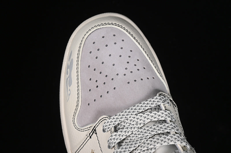 Nike Air Jordan 1 Low Black Myth White Grey Sneakers