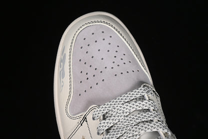 Nike Air Jordan 1 Low Black Myth White Grey Sneakers