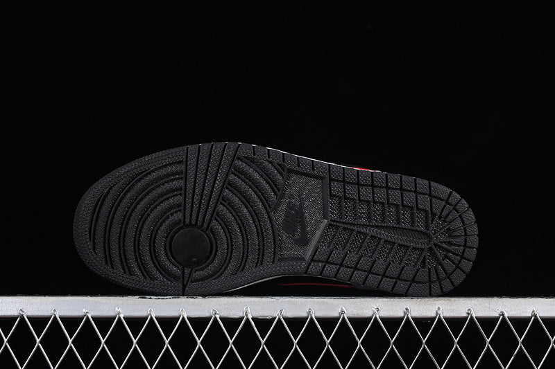 Nike Air Jordan 1 Low Red Grey Black Sneakers