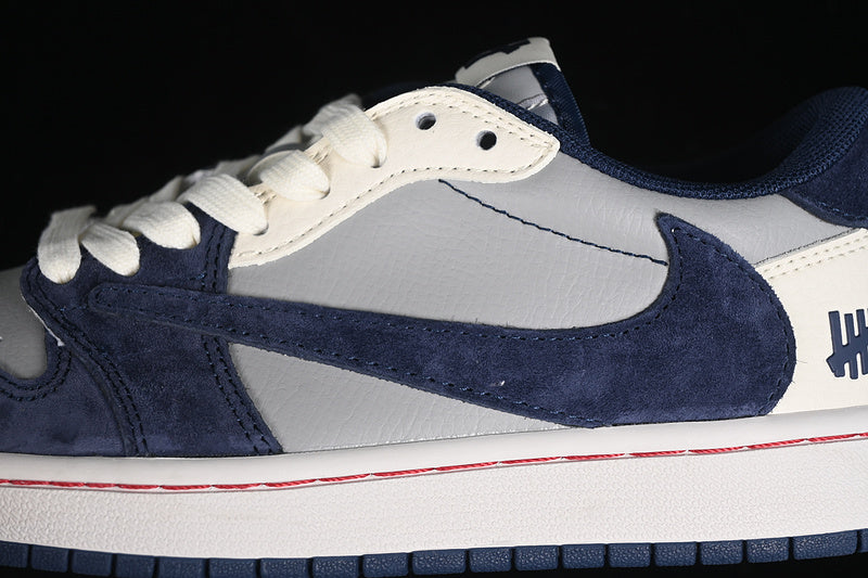 Nike Air Jordan 1 Low Travis Scott Fragment Design OG SP Grey Navy Sneakers