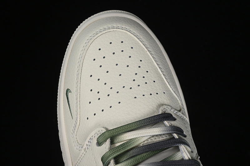 Nike Air Jordan 1 Low Off-White STONE ISLAND White Green Sneakers