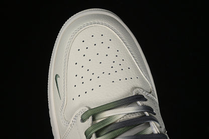 Nike Air Jordan 1 Low Off-White STONE ISLAND White Green Sneakers