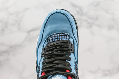 Nike Air Jordan 4 Retro Travis Scott Cactus Jack Blue Sneakers