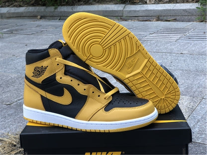 Nike Air Jordan 1 Retro High OG GS Pollen 2021 Yellow Sneakers