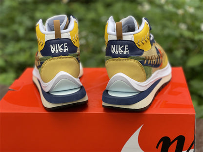 Nike Sacai Jean-Paul Gaultier LD Vaporwffle Sesame Multicolor Sneakers