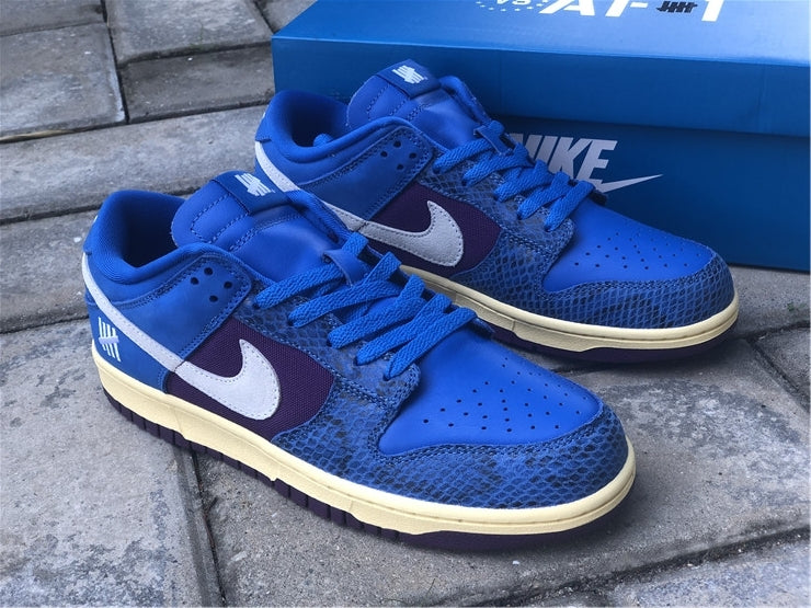 Nike Dunk x Undefeated Low '5 On It' Signal Blue Sneakers