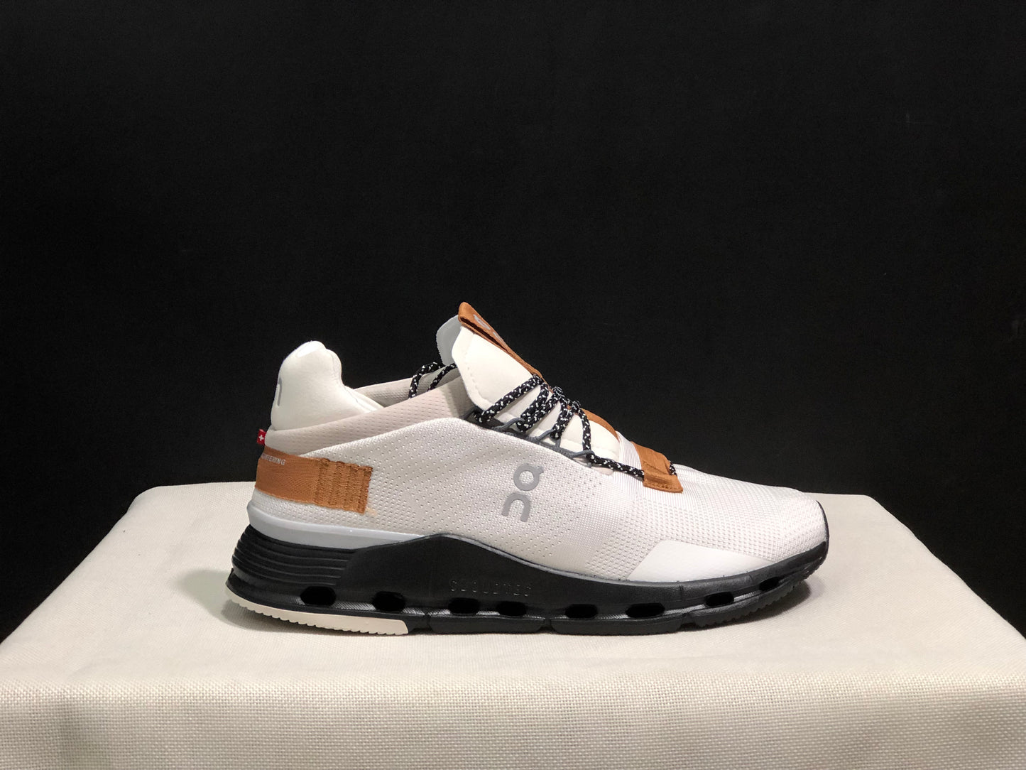 On Running Cloudnova Lightweight Sports Casual Shoes Beige/Balck