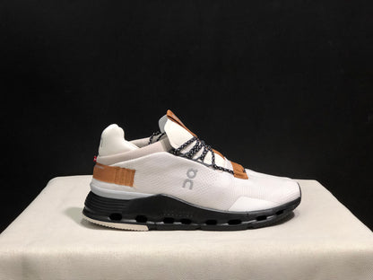 On Running Cloudnova Lightweight Sports Casual Shoes Beige/Balck