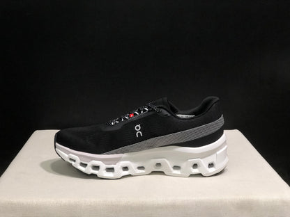 On Running Cloudmonster 2 Shock-Absorbing And Breathable Running Shoes Black/White