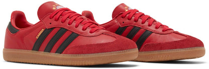 FC Bayern Munich Adidas Samba Team Power Red Black HQ7031 Lifestyle Shoes
