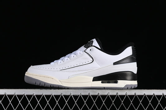 Nike Air Jordan 2/3 Retro Cement Grey Black White Sneakers