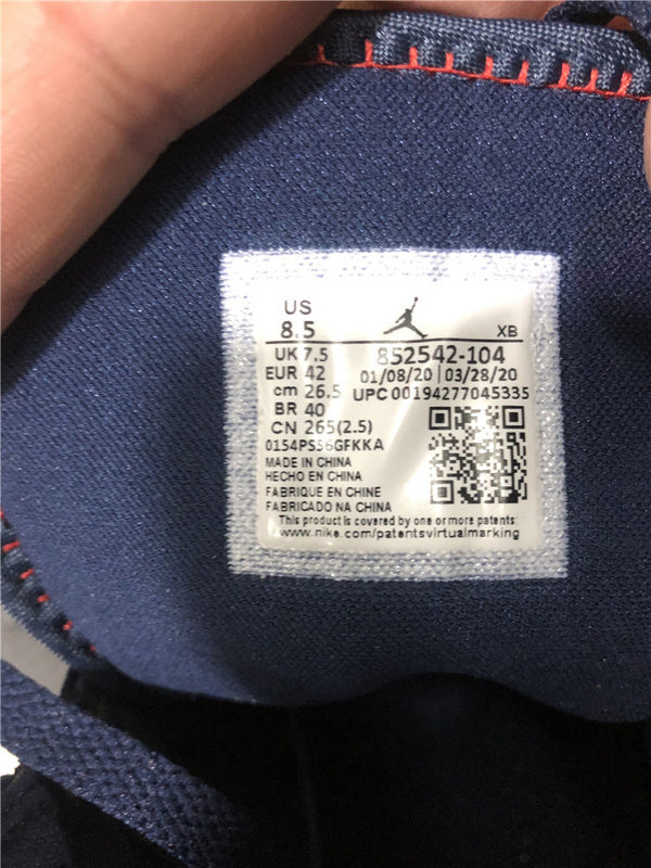 Nike Air Jordan 1 Mid SE USA Olympic White Navy Blue Red Sneakers