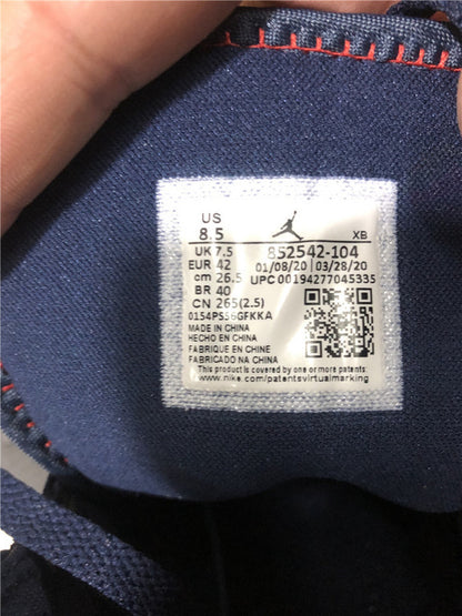 Nike Air Jordan 1 Mid SE USA Olympic White Navy Blue Red Sneakers