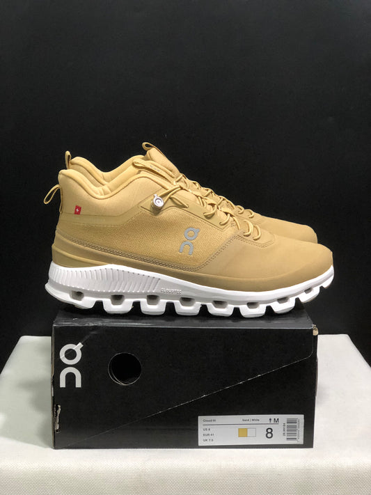 On Running Cloud Hi Edge Outdoor Training Running Shoes Earthy Yellow