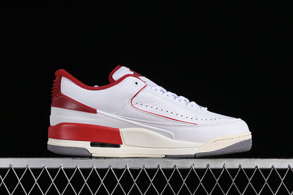 Nike Air Jordan 2/3 Retro Cement Grey Varsity Red White Sneakers