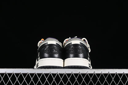 Nike Air Jordan 1 Low PandaPrank Black White Grey Sneakers