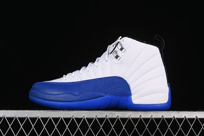 Nike Air Jordan 12 Retro Black White Game Royal Sneakers