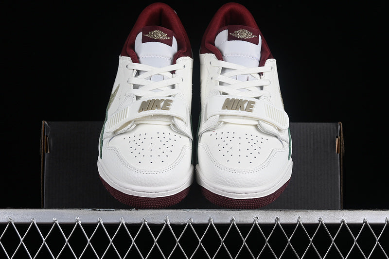 Nike Air Jordan Legacy 312 Low Year Of The Dragon Sail Metallic Gold Grain Phantom White Sneakers