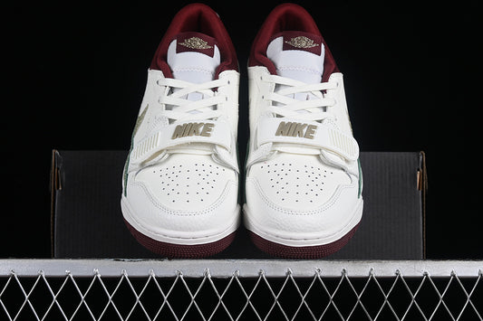 Nike Air Jordan Legacy 312 Low Year Of The Dragon Sail Metallic Gold Grain Phantom White Sneakers
