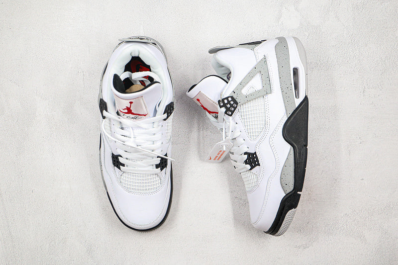 Nike Air Jordan 4 Retro OG White Cement Sneakers