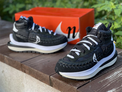 Nike Vaporwaffle Sacai Jean Paul Gaultier Black Sneakers