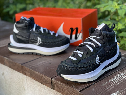 Nike Vaporwaffle Sacai Jean Paul Gaultier Black Sneakers