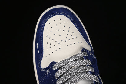 Nike Air Jordan 1 Low Off-White White Blue Grey Sneakers