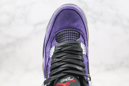 Nike Air Jordan 4 Retro Travis Scott Purple Sneakers