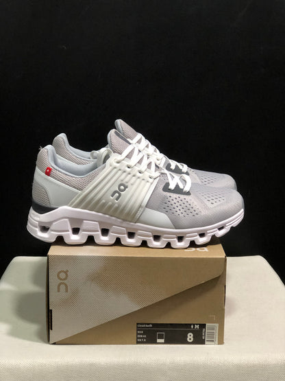 On Running Cloudswift Cushioning Running Shoes Light Grey/White