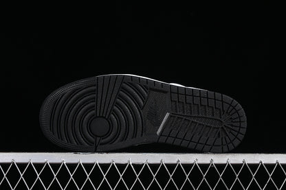 Nike Air Jordan 1 Mid Black White Sneakers