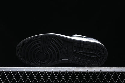 Nike Air Jordan 1 Low Black White Wolf Grey Sneakers