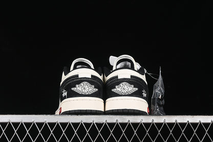 Nike Air Jordan 1 Low Supreme Black White Sneakers