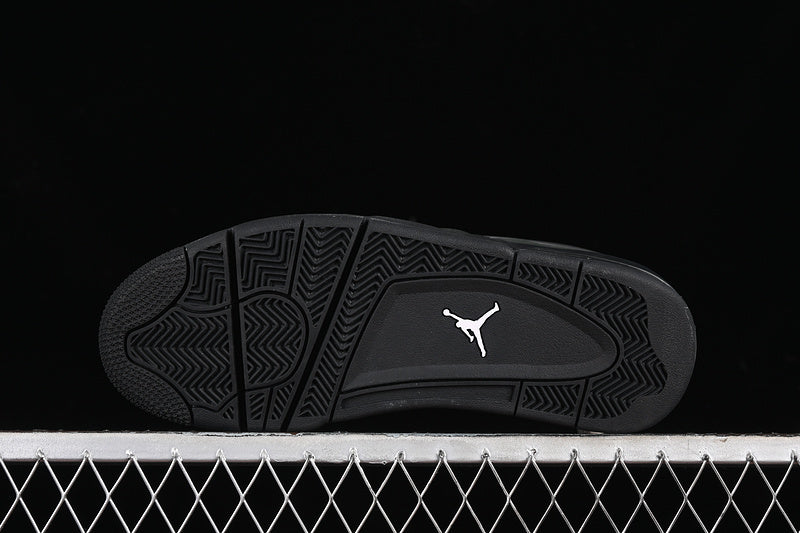 Nike Air Jordan 4 Remastered Pure Black Sneakers