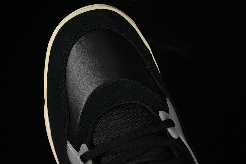 Nike Air Jordan 4 Remastered Black Sail Coconut Milk Sneakers
