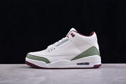 Nike Air Jordan 3 Retro Year Of The Dragon Red Green White Sneakers