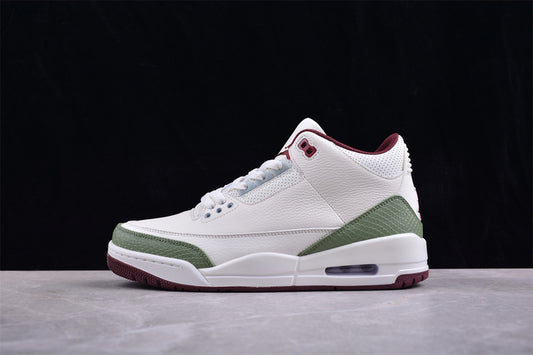 Nike Air Jordan 3 Retro Year Of The Dragon Red Green White Sneakers