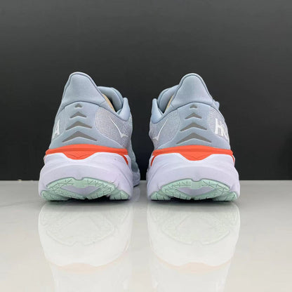 Hoka One One Clifton 8 Silver-gray Fashion Shoes Shock-absorbing Sneakers