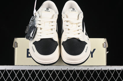 Travis Scott Fragment Design Nike Air Jordan 1 Low OG SP Black Sole Black White Sneakers