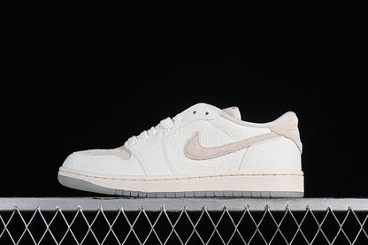 Chris Paul Nike Air Jordan 1 Low OG Light Cream And Sail Sneakers