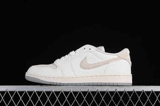 Chris Paul Nike Air Jordan 1 Low OG Light Cream And Sail Sneakers