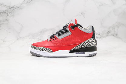 Nike Air Jordan 3 Retro Unite Fire Red Sneakers