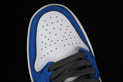 Nike Air Jordan 1 Low Flight Vintage Summit Blue White Sneakers