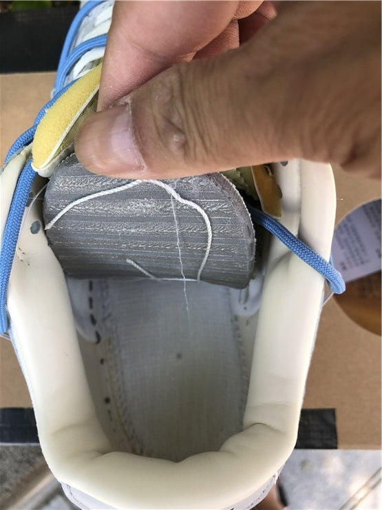 Nike Off-White Dunk Low Lot 05 of 50 Gray Sneakers