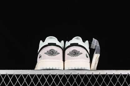 Nike Air Jordan 1 Low Black White Two-Tone Soles White Grey Sneakers