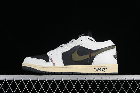 Nike Air Jordan 1 Low Anthracite Black White Sneakers