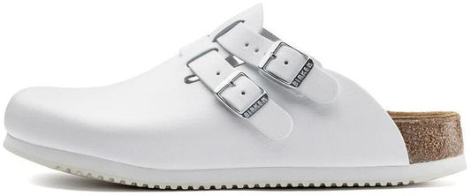 Birkenstock Kay SL 1018229 Natural Leather Narrow Fit White Sandals