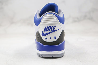 Nike Air Jordan 3 Retro SP Fragment Design Hiroshi Fujiwara Lightning Joint Edition White Blue Sneakers